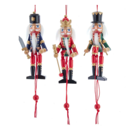 Kurt Adler 5"NUTCRACKER PULL PUPPET ORN