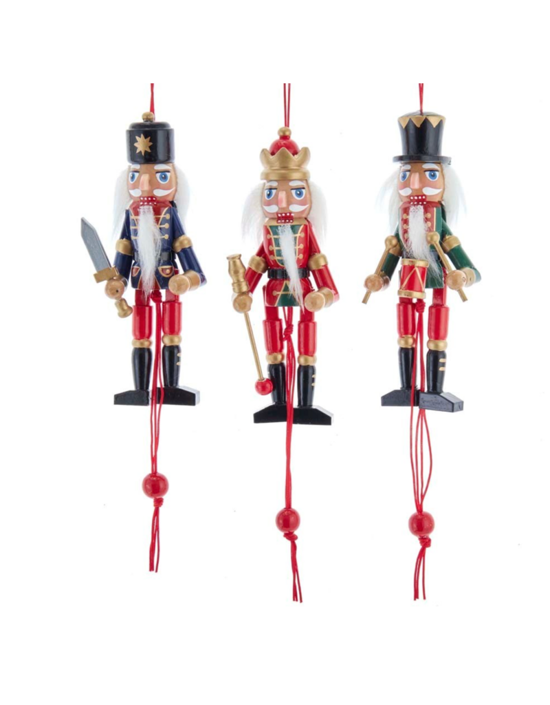 Kurt Adler 5"NUTCRACKER PULL PUPPET ORN