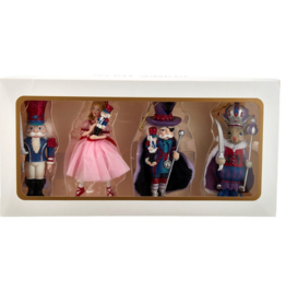 Kurt Adler 5.25"NUTCRACKER SUITE ORN SET 4PC
