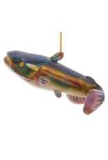 Kurt Adler 6.25"NOBLE GEMS GLASS CATFISH ORN
