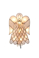 Kurt Adler 9.5" CAPIZ ANGEL TREE TOPPER