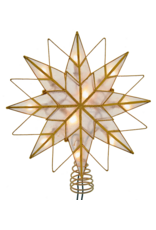 Kurt Adler 9.65" 8PT CPZ STAR LIT TREE TOPPER
