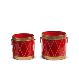 RAZ 10.5" Drum Containers-Set of 2