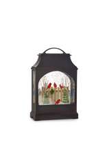 RAZ 11" Cardinal on Fence Lighted Water Lantern