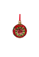 RAZ 15" Vintage Red and Green Ornament Decor