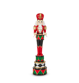 RAZ 18" Red, White and Green Nutcracker