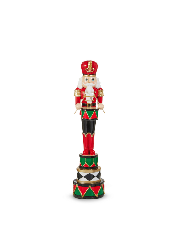 RAZ 18" Red, White and Green Nutcracker