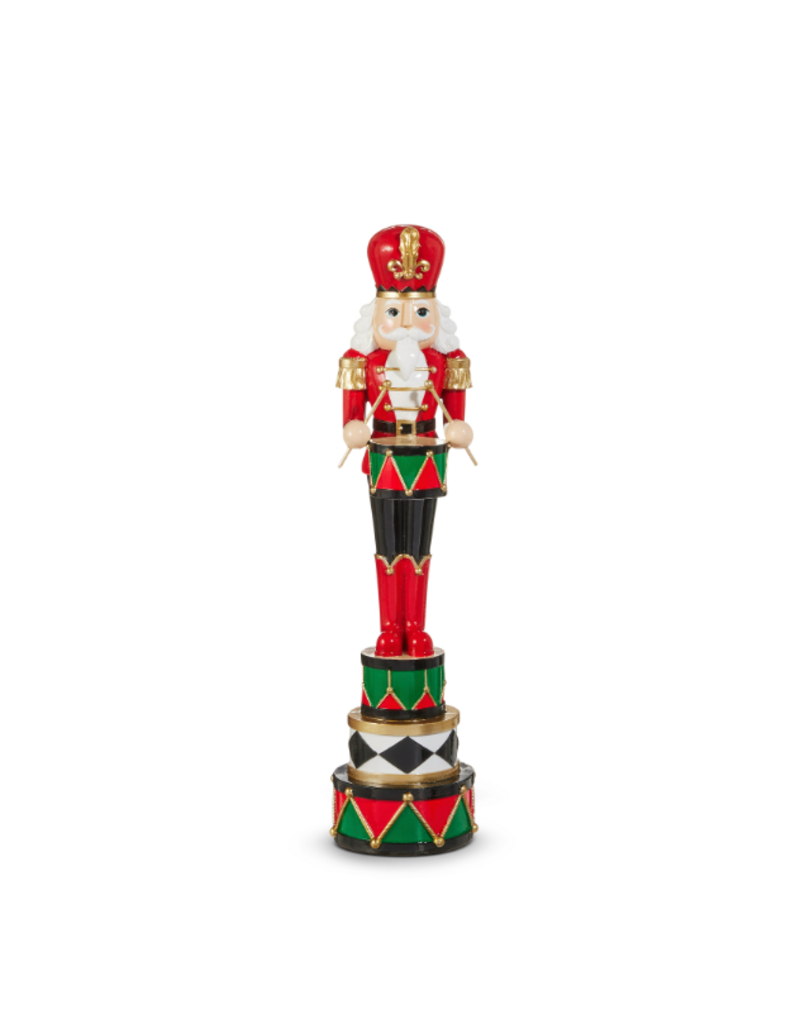 RAZ 18" Red, White and Green Nutcracker