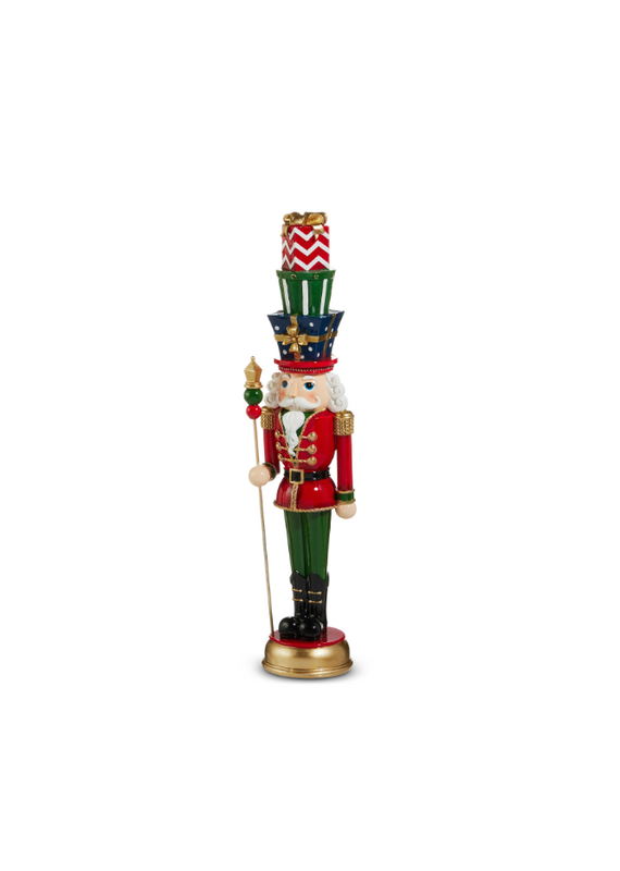 RAZ 19.75" Nutcracker with Presents