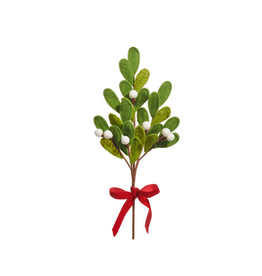 RAZ 20" Felt Mistletoe Pick