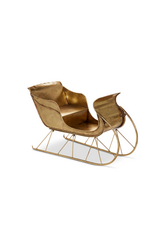 RAZ 25.25" Gold Sleigh