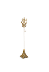 RAZ 32.5" Gold Acanthus Wreath Stand