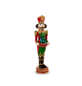 RAZ 48" Lighted Traditional Nutcracker with Tree