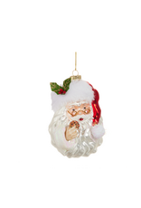 RAZ 5" Santa with Cookie Ornament