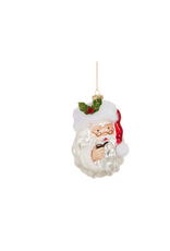 RAZ 5" Santa with Pipe Ornament