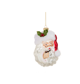RAZ 5" Santa with Pipe Ornament
