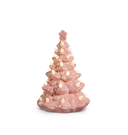 RAZ 8" Lighted Pink Vintage Tree