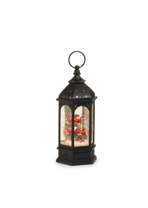 RAZ 9" Cardinal Lighted Water Lantern