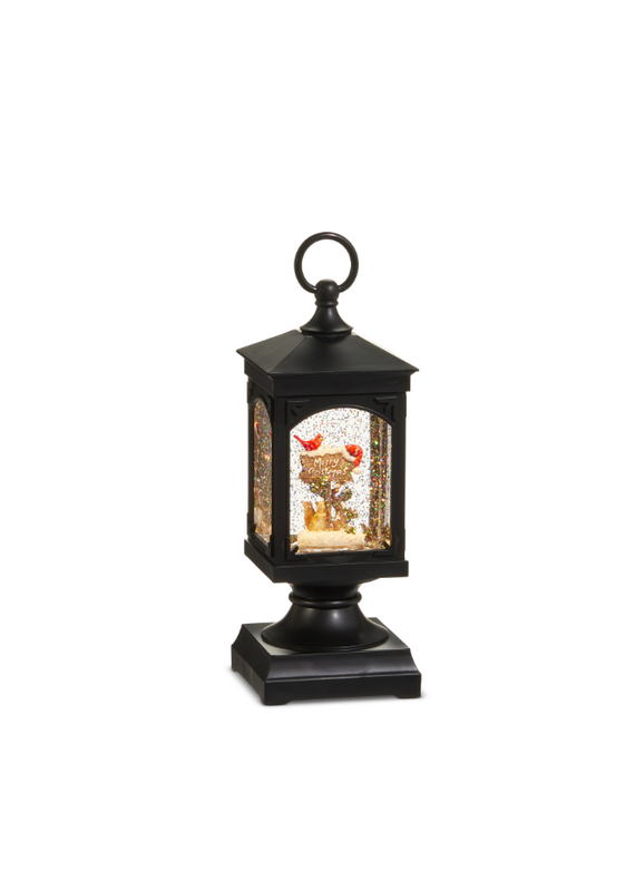 RAZ 9.5" Cardinal on Sign Lighted Water Lantern