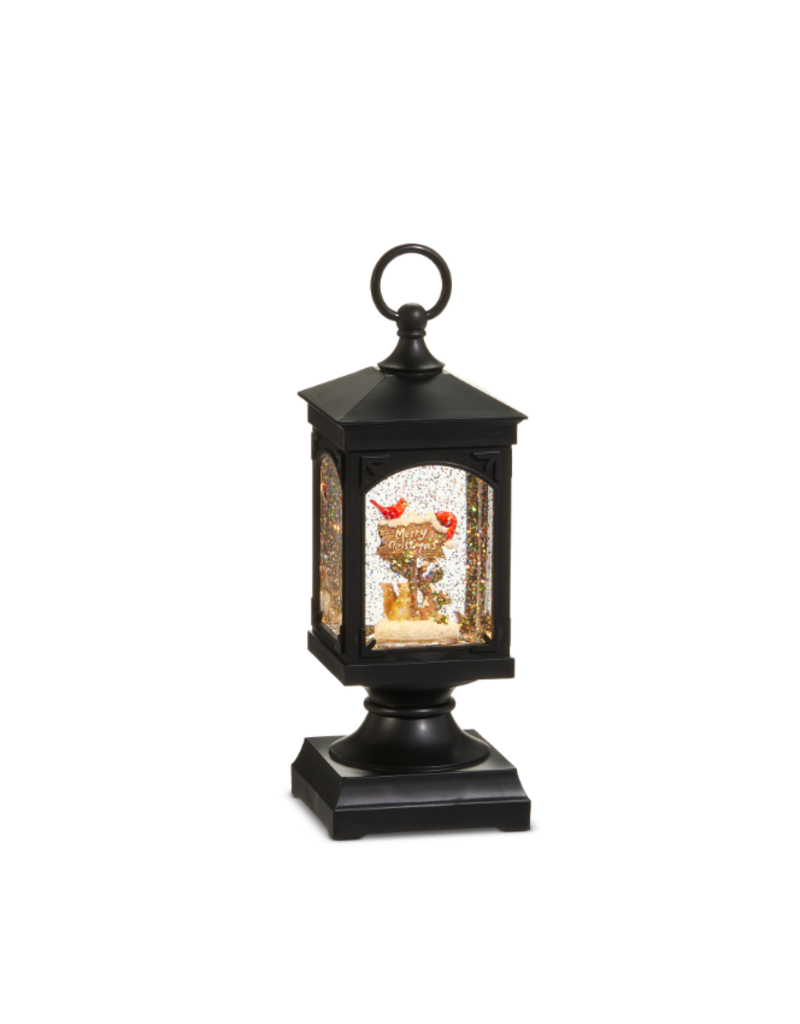 RAZ 9.5" Cardinal on Sign Lighted Water Lantern
