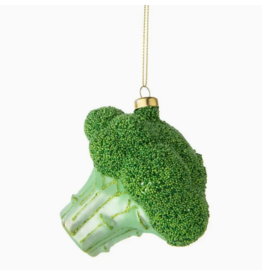 Silver Tree Broccoli Ornament