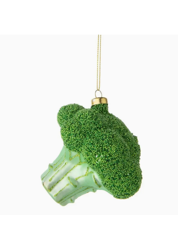 Silver Tree Broccoli Ornament