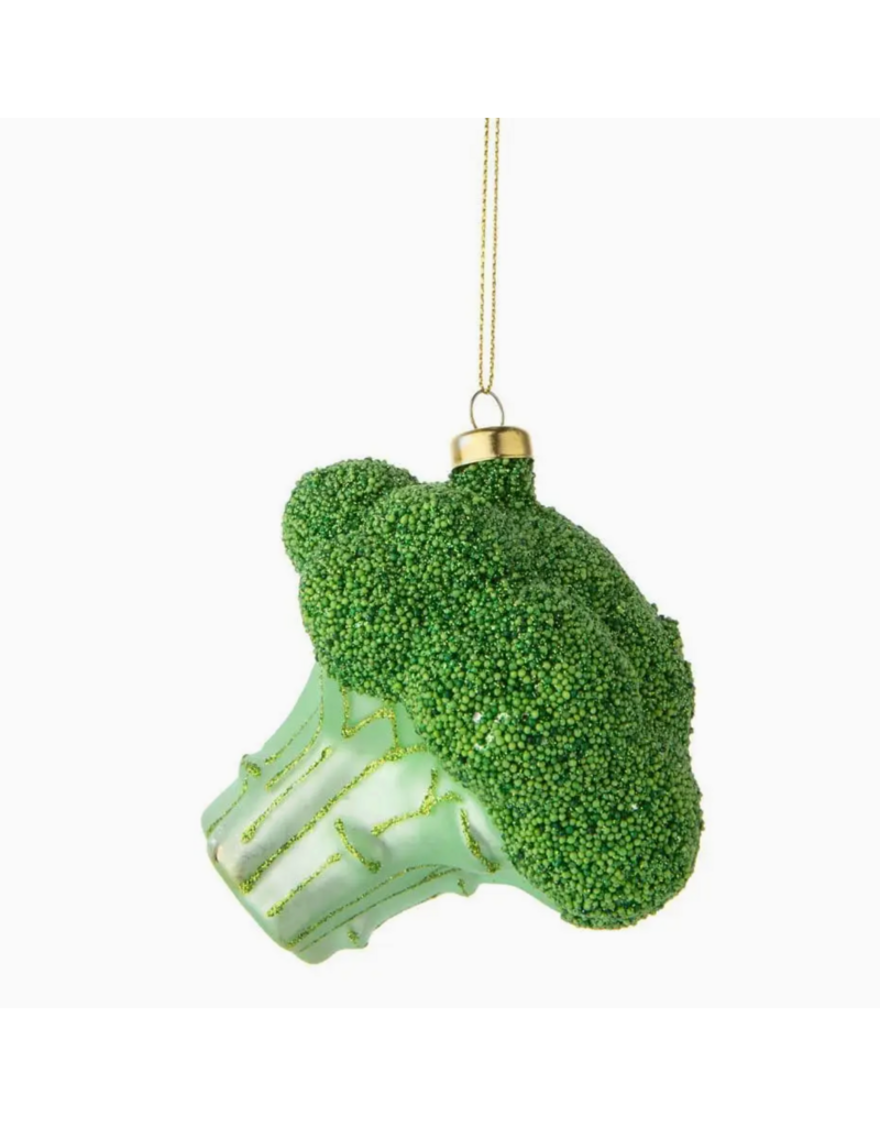 Silver Tree Broccoli Ornament