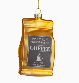 Silver Tree Coffee Bag Ornament