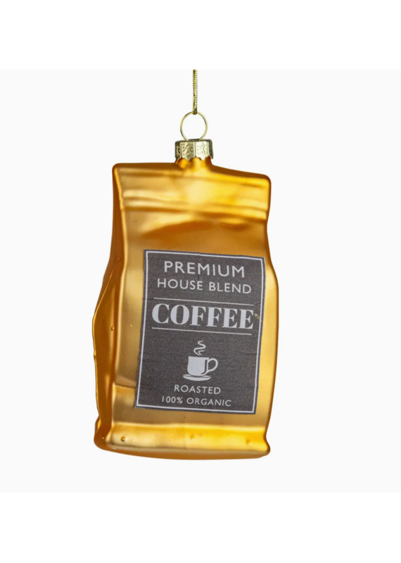 Silver Tree Coffee Bag Ornament