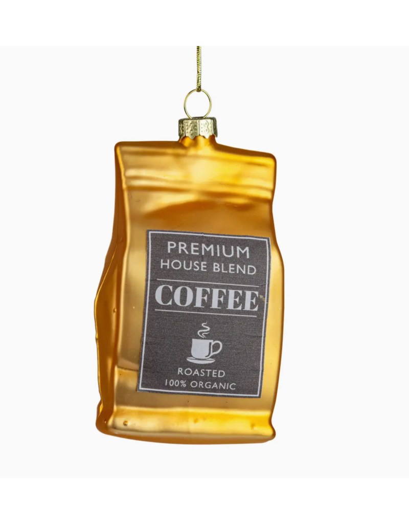 Silver Tree Coffee Bag Ornament