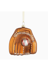 Silver Tree Baseball Glove Orn