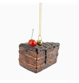 Silver Tree Chocolate Cake Orn