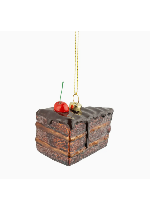 Silver Tree Chocolate Cake Orn