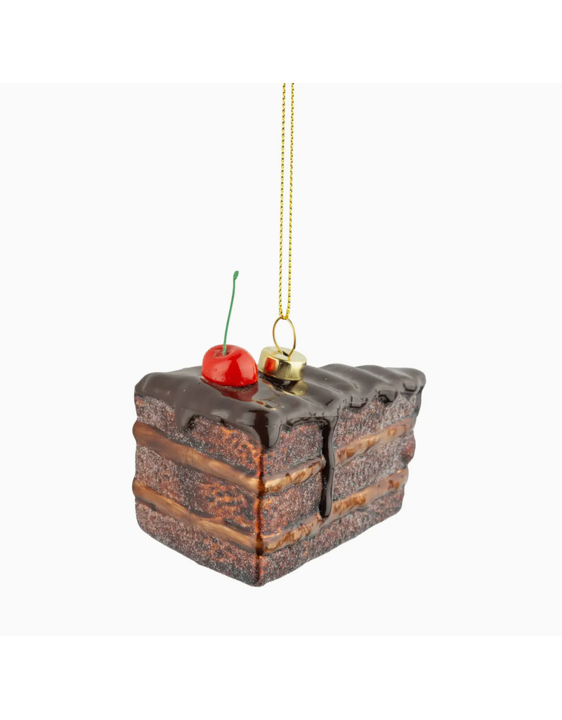 Silver Tree Chocolate Cake Orn