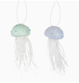 Silver Tree Felt Jelly Fish Orn