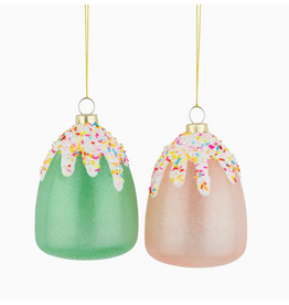 Silver Tree Gumdrop Orn