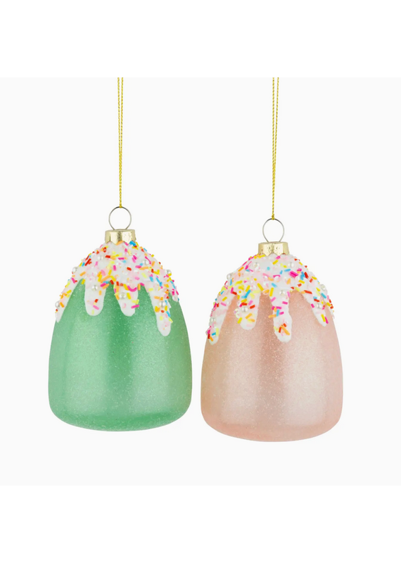 Silver Tree Gumdrop Orn