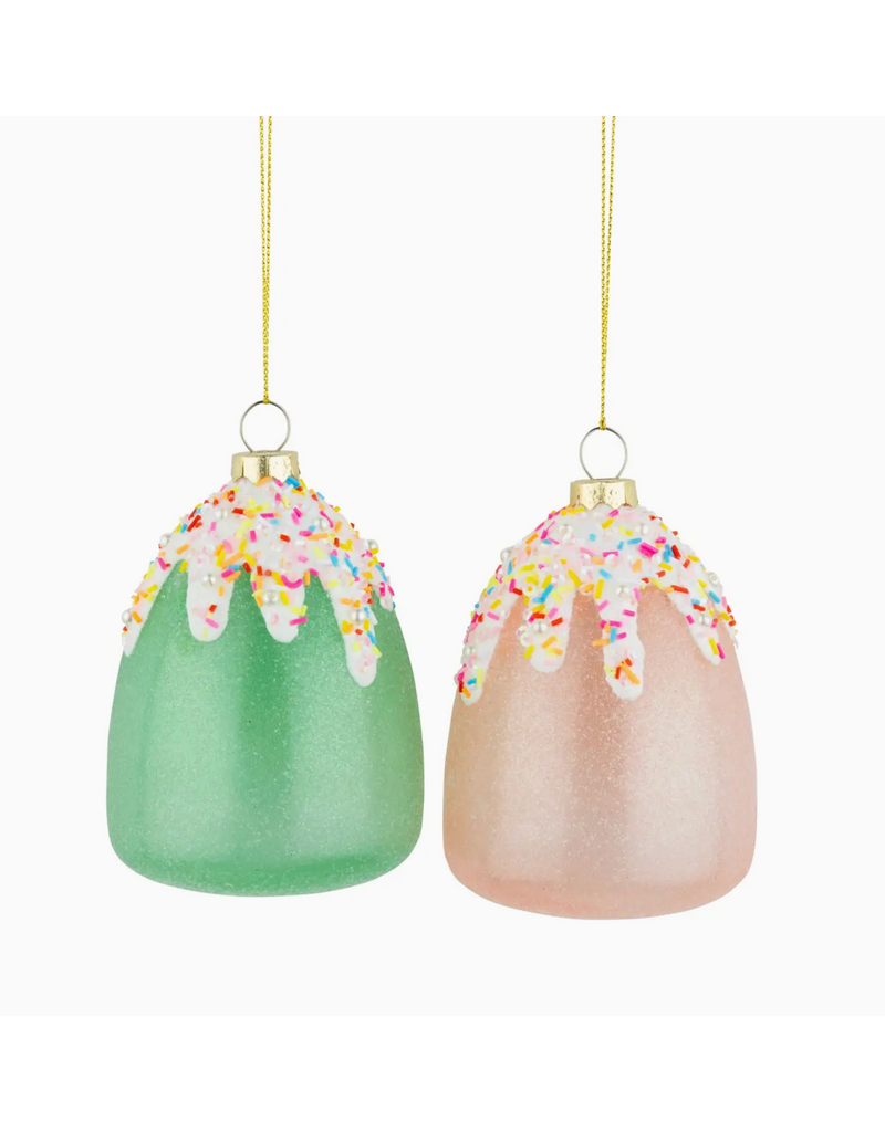 Silver Tree Gumdrop Orn