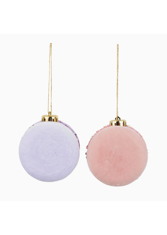 Silver Tree Macaron Orn