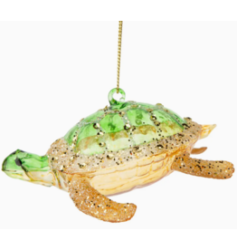 Silver Tree Turtle Orn