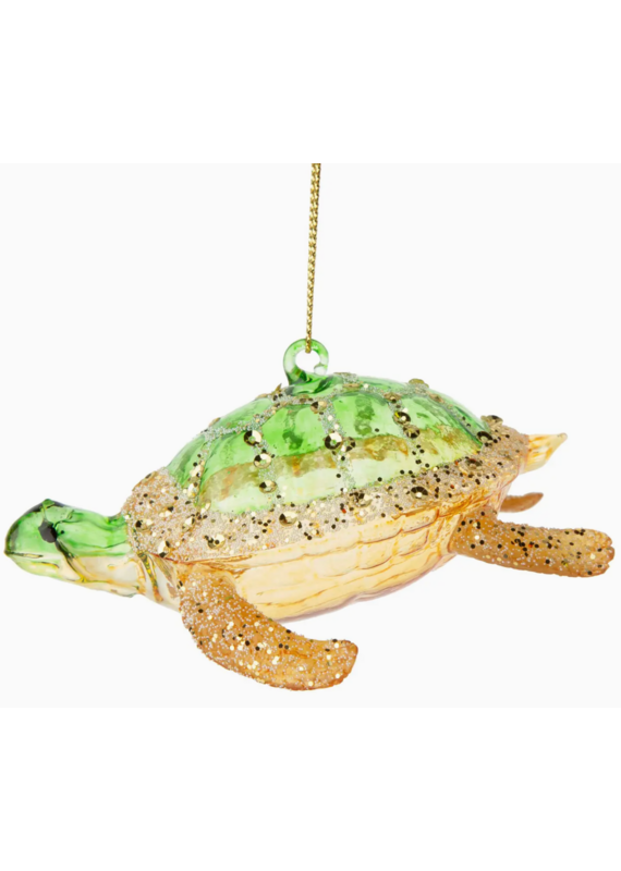 Silver Tree Turtle Orn