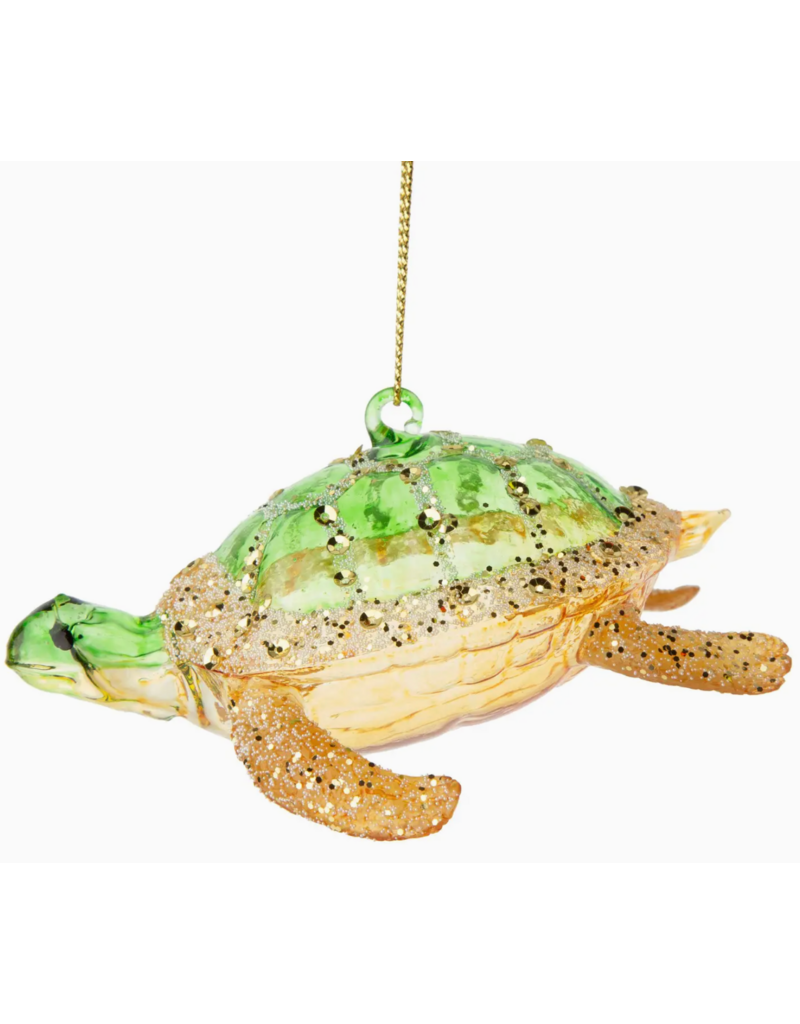 Silver Tree Turtle Orn