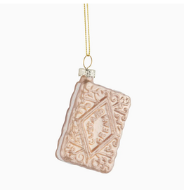 Silver Tree Wafer Cream Cookie Orn