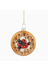 Silver Tree Waffle with Fruit and Cream Orn