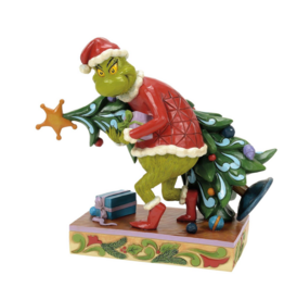 Jim Shore Grinch Carrying/Stealing Tree