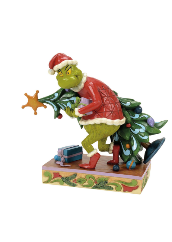 Jim Shore Grinch Carrying/Stealing Tree