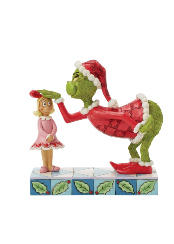 Jim Shore Grinch Pat Cindy Lou's Head Figure