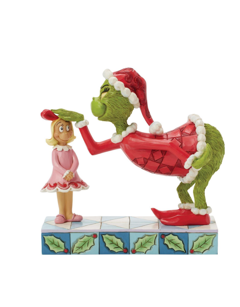 Jim Shore Grinch Pat Cindy Lou's Head Figure