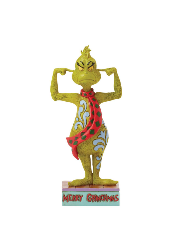 Jim Shore Grinch Plugging His Ears Fig