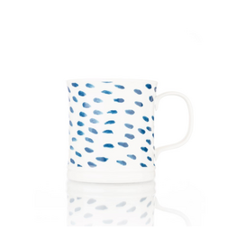 David Shaw Siip Tankard Mug Blue Dash